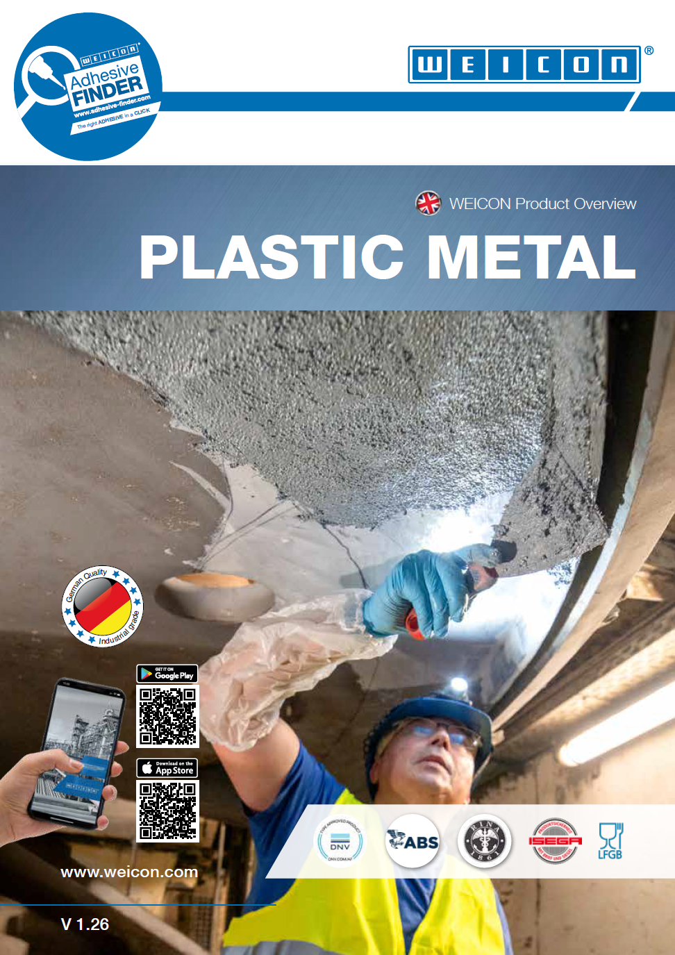 WEICON preh�ad produktov plastick� kovy