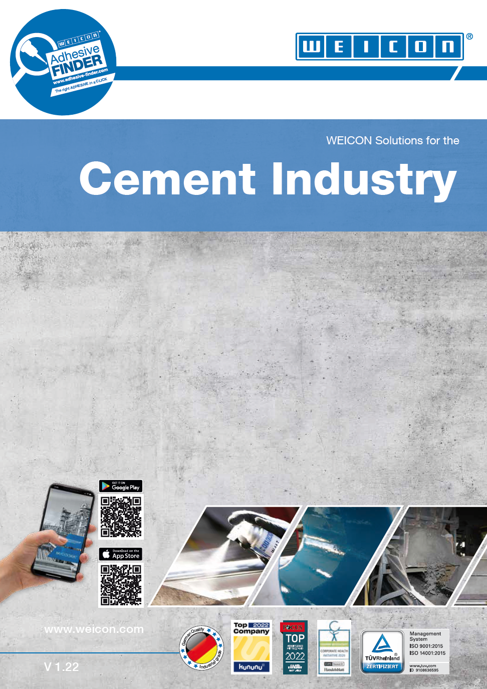 WEICON rie�enia pre cement�rensk� priemysel