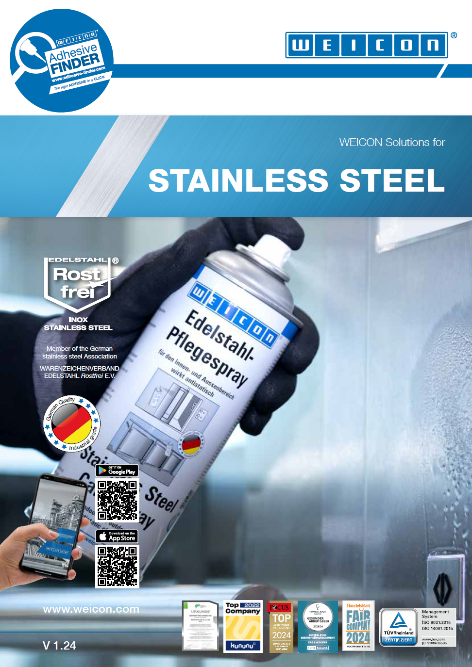 WEICON rie�enia pre nerezov� oce�