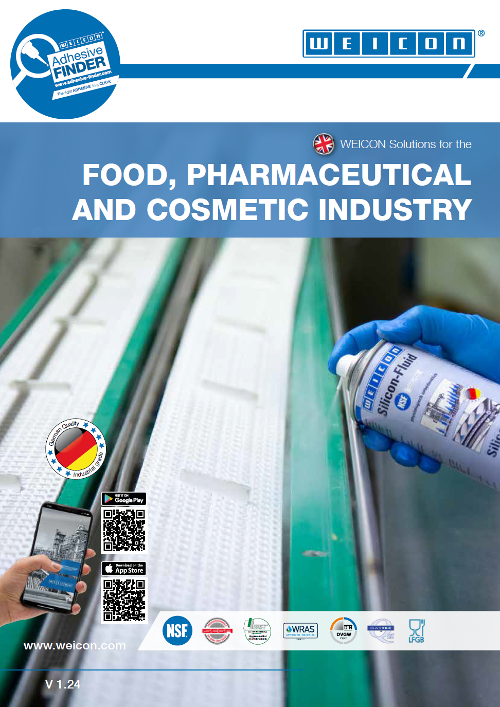 WEICON rie�enia pre potravin�rsky, farmaceutick� a kozmetick� priemysel